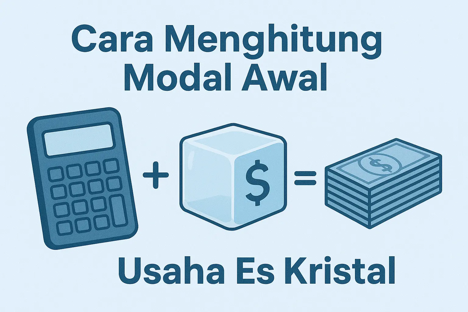 Cara Menghitung Modal Awal Usaha Es Kristal