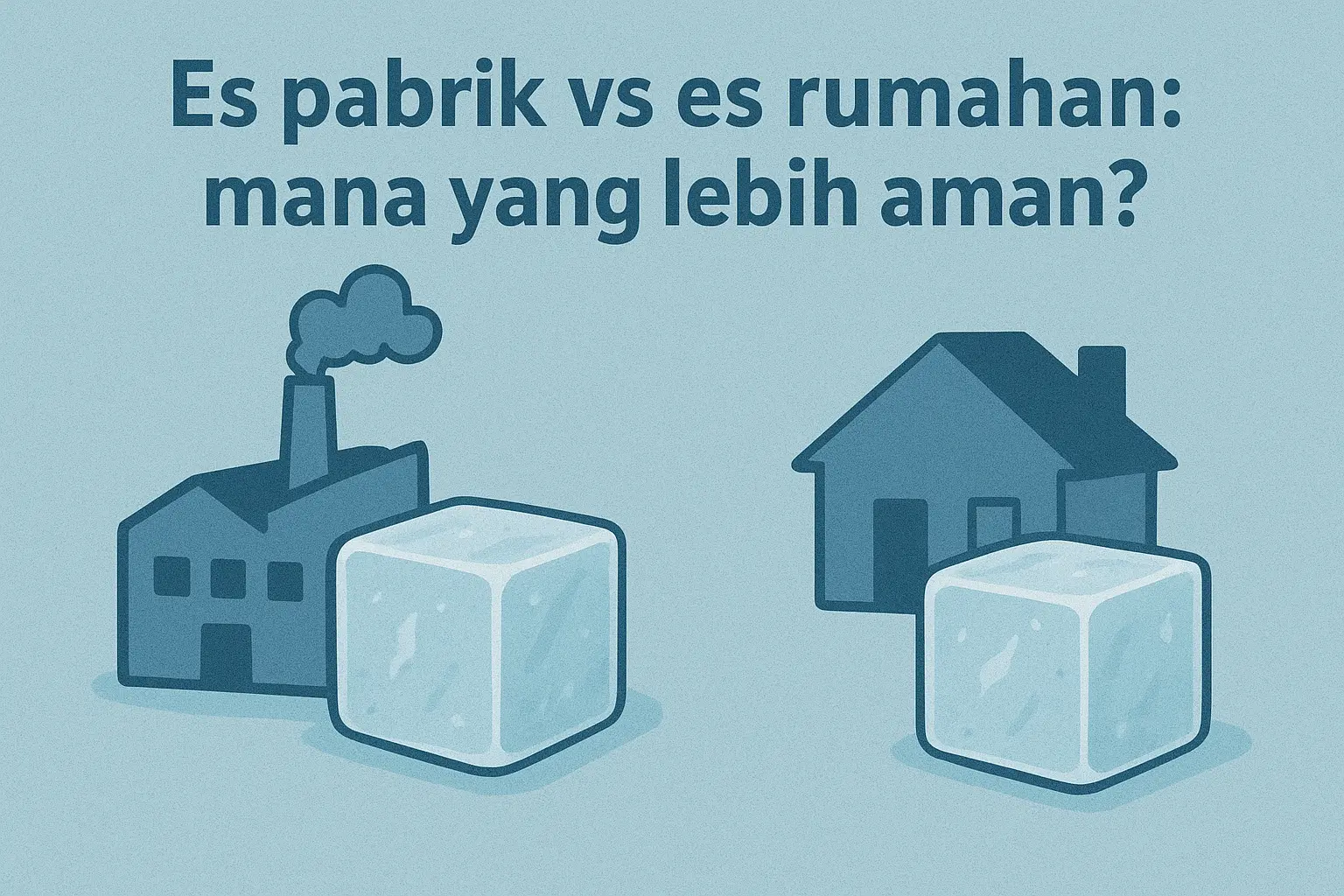 Es Pabrik vs Es Rumahan: Mana yang Lebih Aman?
