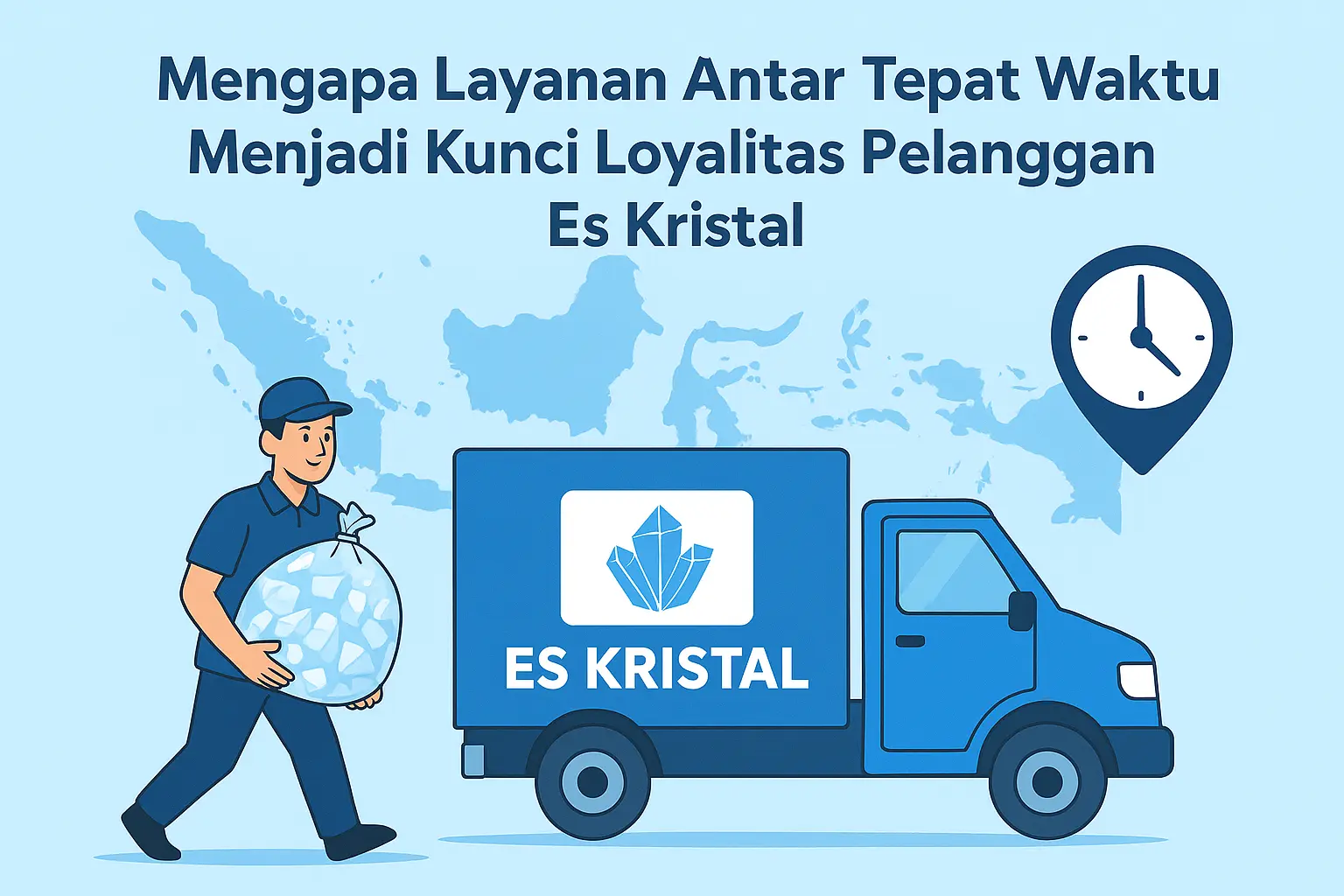 Mengapa Layanan Antar Tepat Waktu Menjadi Kunci Loyalitas Pelanggan Es Kristal