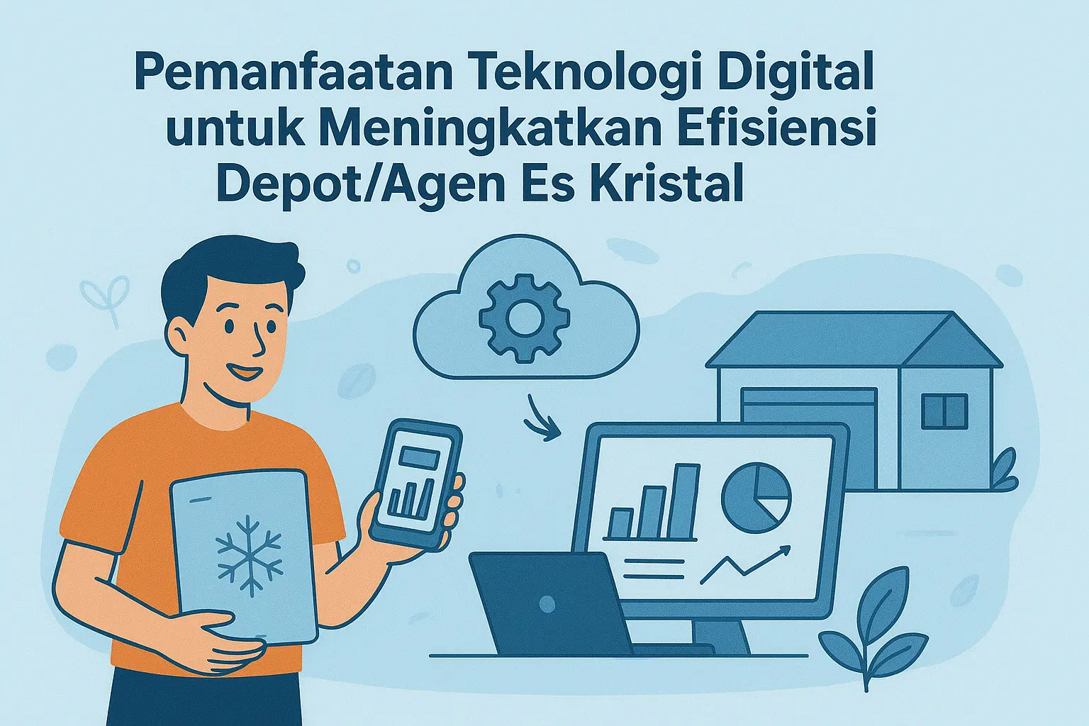 Pemanfaatan Teknologi Digital untuk Meningkatkan Efisiensi Depot/Agen Es Kristal