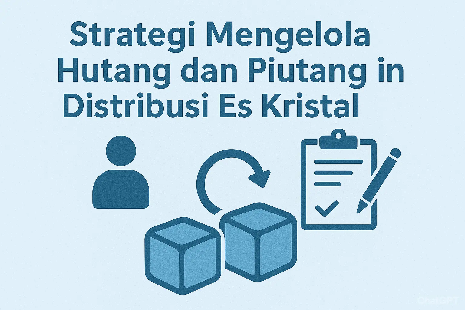 Strategi Mengelola Hutang dan Piutang dalam Distribusi Es Kristal