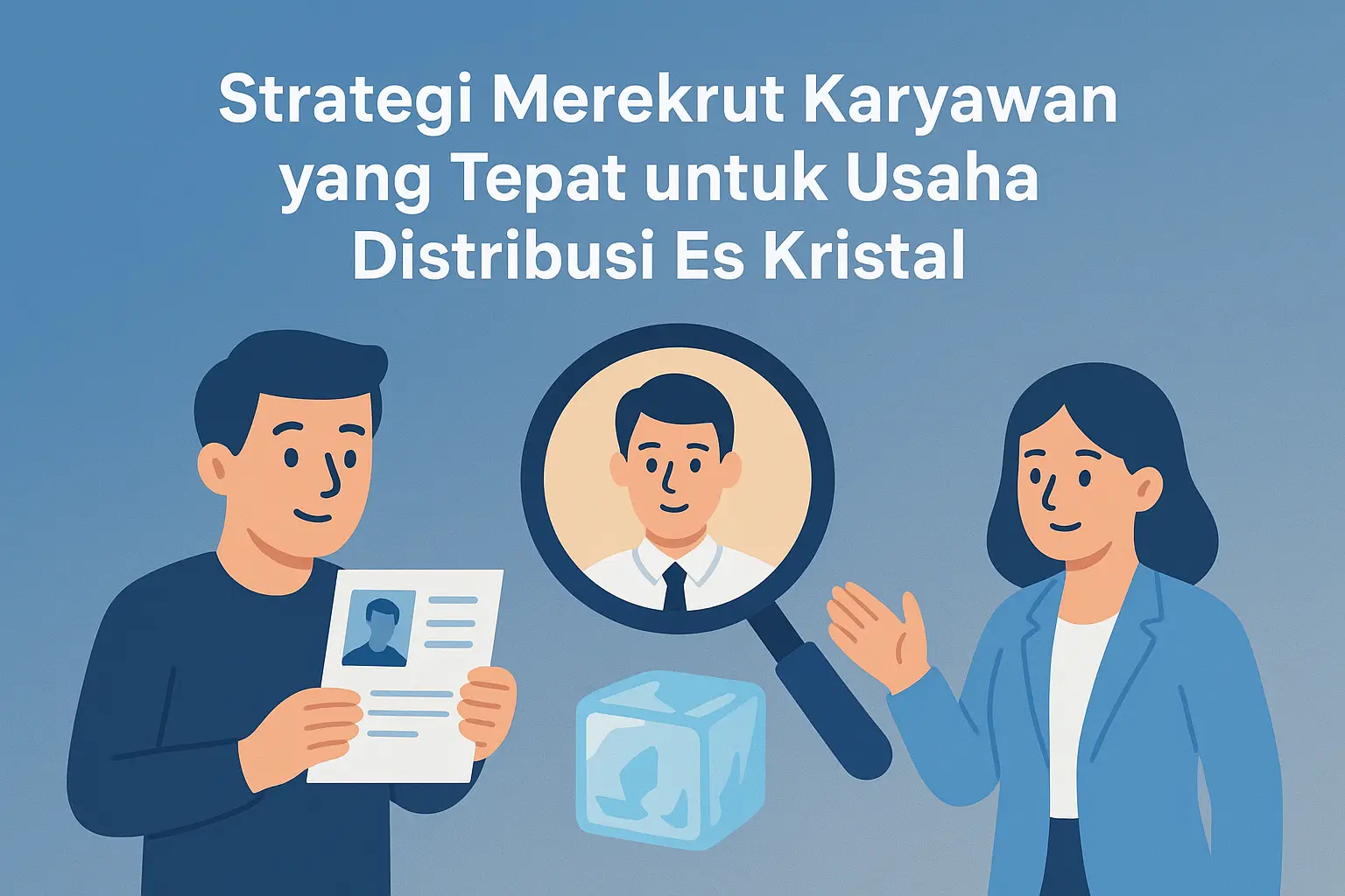 Strategi Merekrut Karyawan yang Tepat untuk Usaha Distribusi Es Kristal